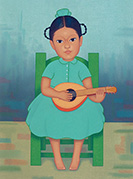 Mexican Children by Gustavo Montoya. Serigraphs
